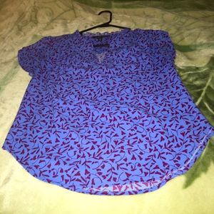 Stitchfix top, Sz Small, cute capsleeves
